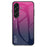 For Samsung Galaxy S26+ Case Anti-Scratch Tempered Glass + PC + TPU Phone Cover - Gradient Rose - 1
