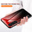 For Samsung Galaxy S26+ Case Anti-Scratch Tempered Glass + PC + TPU Phone Cover - Gradient Rose - 3