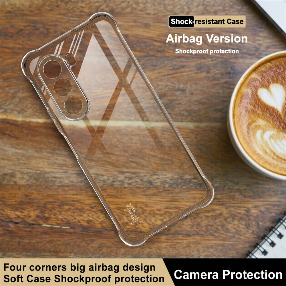 IMAK For Realme P4x 5G (India) Case TPU Phone Cover Airbag Shockproof Protection - Transparent - 3