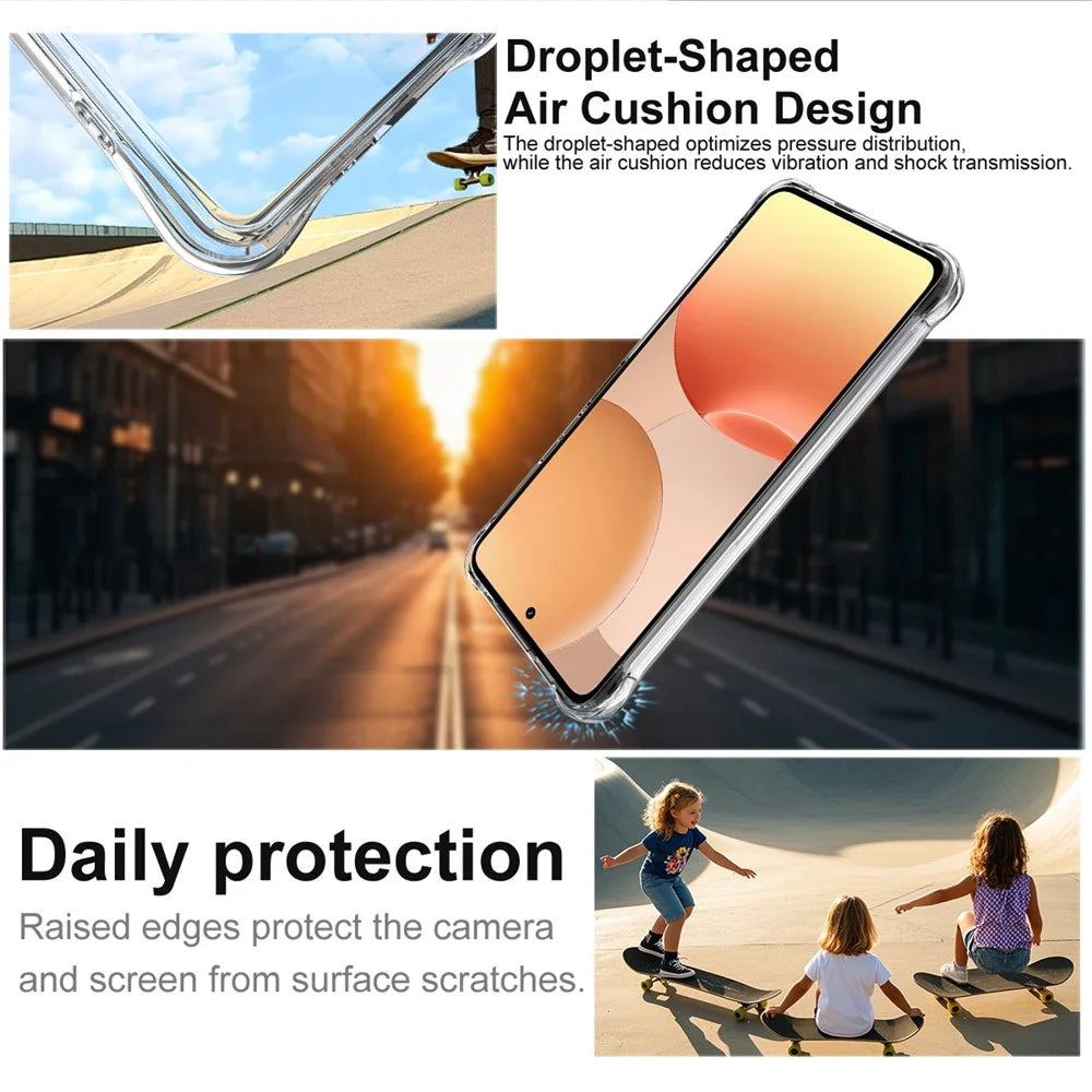 IMAK For Realme P4x 5G (India) Case TPU Phone Cover Airbag Shockproof Protection - Transparent - 4