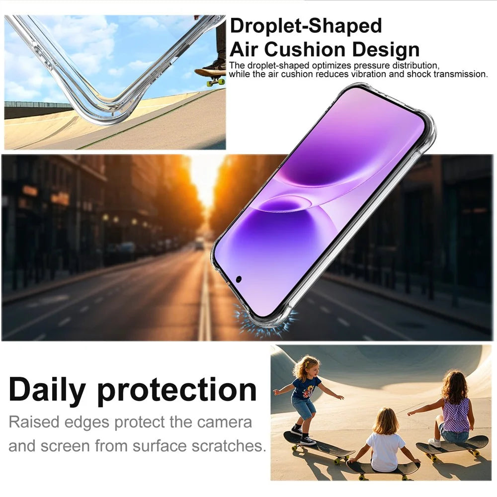IMAK For vivo S50 5G Case TPU Phone Cover Airbag Shockproof Protection - Transparent - 4