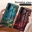 For Samsung Galaxy A27 5G Case Marble Pattern Tempered Glass + PC + TPU Protective Phone Cover - Black Marble - 6
