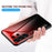 For Samsung Galaxy S26 Ultra Case Anti-Scratch Tempered Glass + PC + TPU Phone Cover - Gradient Red Black - 2