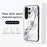 For Samsung Galaxy S26 Ultra Case Marble Pattern Tempered Glass + PC + TPU Protective Phone Cover - Black Marble - 5