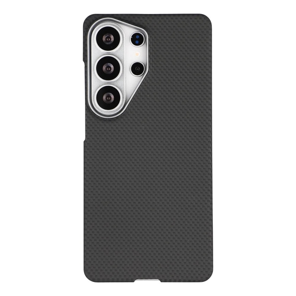 X-LEVEL For Samsung Galaxy S26 Ultra Magnetic Case Carbon Nanofiber + Metal Lens Frame Phone Cover - Black - 2