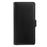 For iPhone 13 Wallet Case with Dual Magnetic Clasp Litchi Textured Leather Flip Stand Phone Cover - Black - 5