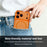 For iPhone 18 Pro Max / 17 Pro Max Case Compatible with MagSafe Dual Color Skin Touch TPU PC Shockproof Phone Cover - Orange - 4