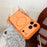 For iPhone 18 Pro Max / 17 Pro Max Case Compatible with MagSafe Dual Color Skin Touch TPU PC Shockproof Phone Cover - Orange - 7