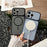 For iPhone 16 Pro Max Case Compatible with MagSafe Dual Color Skin Touch TPU PC Shockproof Phone Cover - Blue - 3