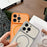 For iPhone 16 Pro Max Case Compatible with MagSafe Dual Color Skin Touch TPU PC Shockproof Phone Cover - Blue - 4