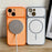 For iPhone 15 Case Compatible with MagSafe Dual Color Skin Touch TPU PC Shockproof Phone Cover - White - 2