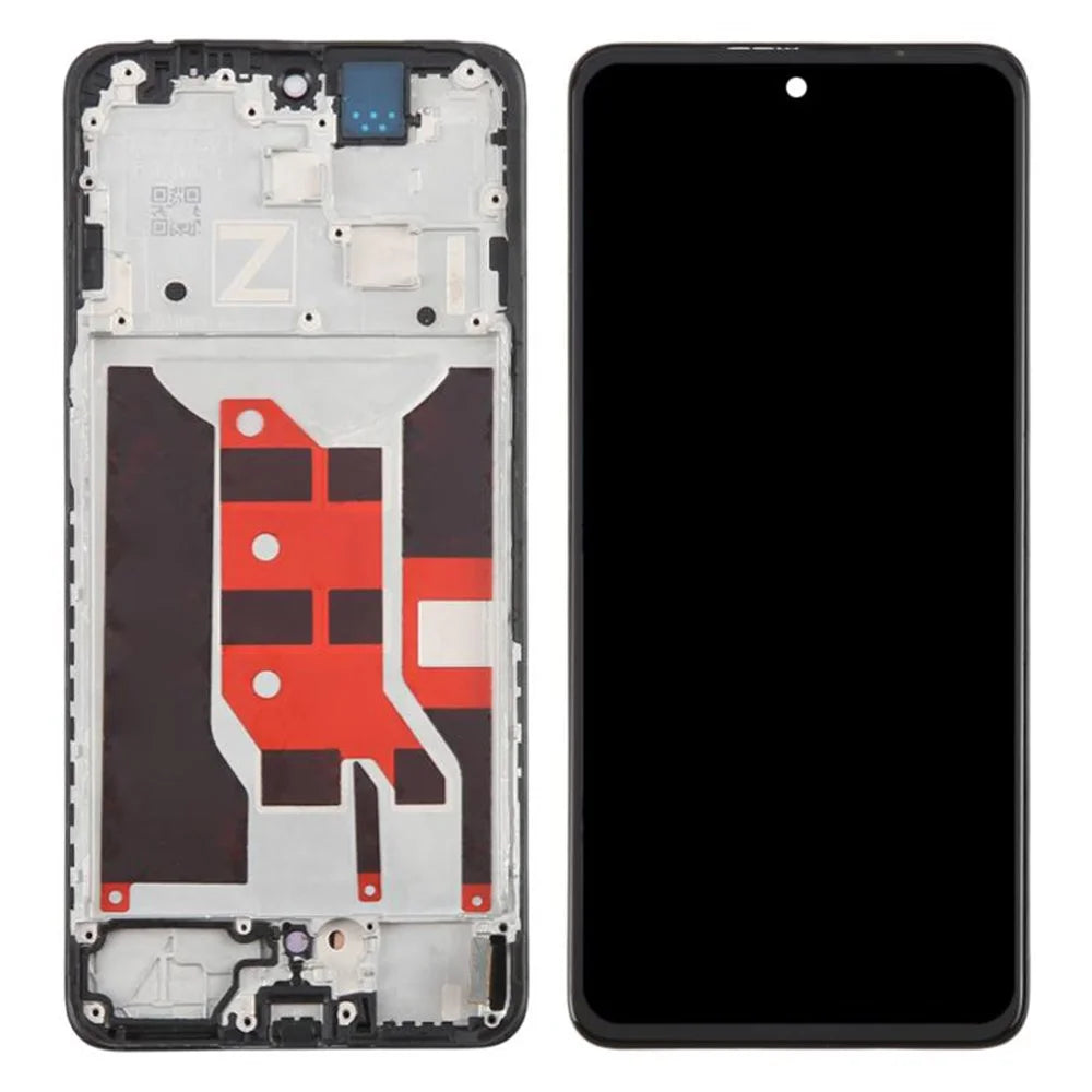 For Oppo Reno12 F 5G / Reno12 F 4G Grade S AMOLED Screen and Digitizer Assembly + Frame (Without Logo) - 1