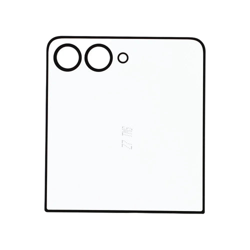 For Samsung Galaxy Z Flip7 5G F766 Front Screen Glass Lens + OCA Adhesive Part (Small Screen) (without Logo) - 1