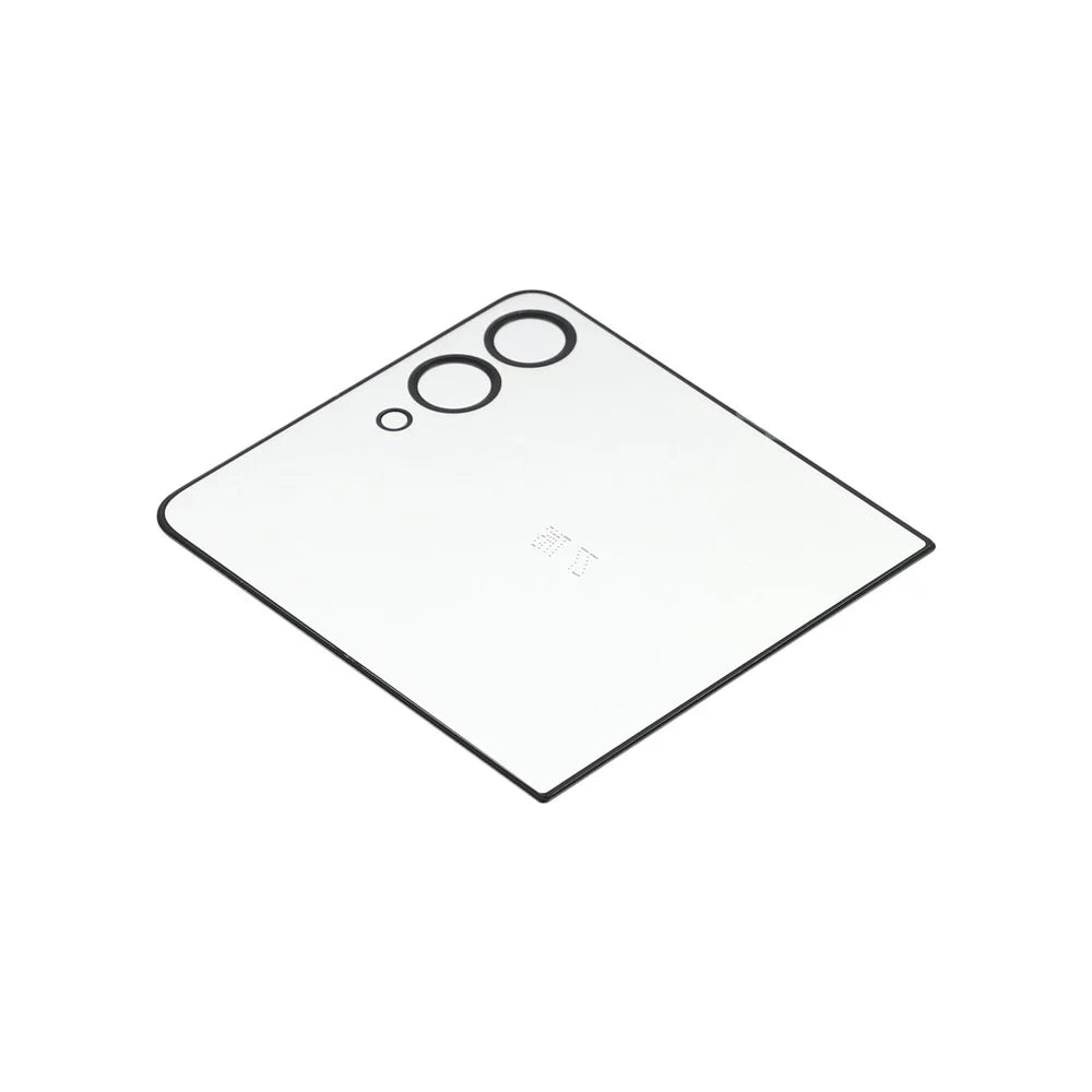 For Samsung Galaxy Z Flip7 5G F766 Front Screen Glass Lens + OCA Adhesive Part (Small Screen) (without Logo) - 3