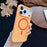 For iPhone 17 Pro Max Magnetic Case Silicone + PC Protective Phone Back Cover Compatible with MagSafe - Orange - 2