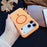 For iPhone 17 Pro Max Magnetic Case Silicone + PC Protective Phone Back Cover Compatible with MagSafe - Orange - 3