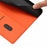 For iPhone 17e / 16e Stand Case Tree-and-Cat Pattern PU Leather Wallet Protective Phone Cover with Wrist Strap - Orange - 4