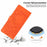 For iPhone 16 Plus Stand Case Tree-and-Cat Pattern PU Leather Wallet Protective Phone Cover with Wrist Strap - Orange - 5