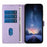 For Samsung Galaxy S24 Stand Case Tree-and-Cat Pattern PU Leather Wallet Protective Phone Cover with Wrist Strap - Purple - 2