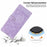 For Samsung Galaxy S24 Stand Case Tree-and-Cat Pattern PU Leather Wallet Protective Phone Cover with Wrist Strap - Purple - 5