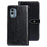 IDEWEI For Nokia X30 5G PU Leather Crocodile Texture Phone Case Stand Protective Smartphone Flip Wallet Cover - Black - 1