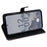 IDEWEI For Nokia X30 5G PU Leather Crocodile Texture Phone Case Stand Protective Smartphone Flip Wallet Cover - Black - 3