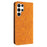 For Samsung Galaxy S26 Ultra Case Imprinted Flower Wallet Stand Leather Phone Cover - Yellow - 6