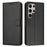 For Samsung Galaxy S26 Ultra Case Stand Wallet Leather Phone Cover with Strap - Black - 1