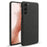 For Samsung Galaxy S23 Mobile Phone Protector Case Shell Solid Color Hard PC+Cloth Phone Cover - Black - 1