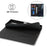 For Sony Xperia 10 VI Case Stand Wallet Litchi Texture Leather Flip Phone Cover with Strap - Black - 6