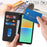 For Sony Xperia 10 IV 5G Case Stand Wallet Litchi Texture Leather Flip Phone Cover with Strap - Black - 4