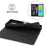 For Sony Xperia 10 IV 5G Case Stand Wallet Litchi Texture Leather Flip Phone Cover with Strap - Black - 6