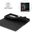 For Sony Xperia 1 IV 5G Case Stand Wallet Litchi Texture Leather Flip Phone Cover with Strap - Black - 6