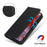 For Google Pixel 9a Case Stand Wallet Litchi Texture Leather Flip Phone Cover with Strap - Black - 5