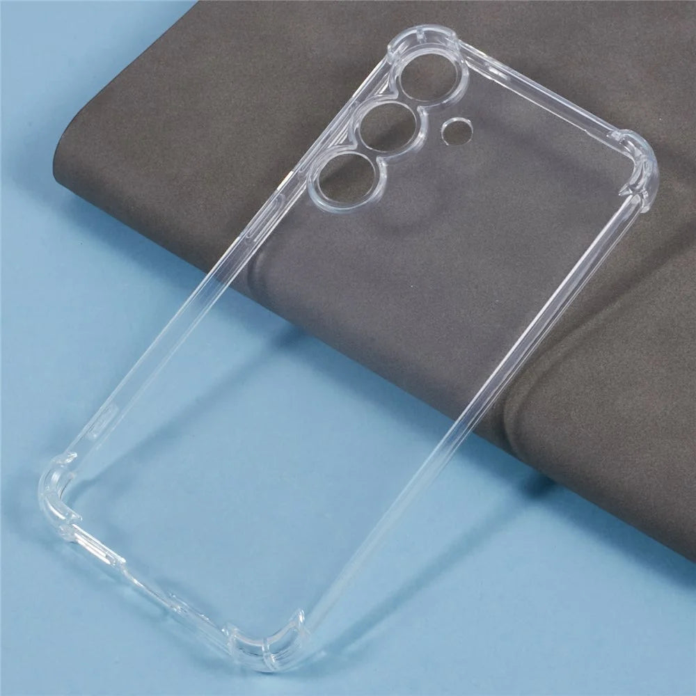 For Samsung Galaxy A18 5G / A18 4G / A17 5G / A17 4G Transparent TPU Case Reinforced Corners Drop-proof Phone Cover - 4
