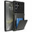 For Samsung Galaxy S26 Ultra Case PC + TPU Dual Layer Back Phone Cover with Card Holder - Black - 1