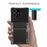 For Samsung Galaxy S26 Ultra Case PC + TPU Dual Layer Back Phone Cover with Card Holder - Black - 4
