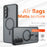 For Samsung Galaxy A57 5G Magnetic Case TPU + PC Matte Skin Touch Phone Cover - Black - 2