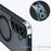 For Samsung Galaxy A57 5G Magnetic Case TPU + PC Matte Skin Touch Phone Cover - Black - 5