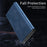 For Samsung Galaxy Z TriFold 5G Case Kickstand Nappa Texture Leather + PC Phone Cover - Sapphire - 4