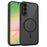 For Samsung Galaxy A37 5G Magnetic Case Skin Touch Matte PC + TPU Anti-Drop Phone Cover - Black - Translucent - 1