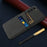 For Samsung Galaxy S23 Cloth Texture Anti-scratch Phone Case Dual Card Slots Hard PC Protective Cell Phone Back Cover - Black - 5