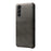 For Samsung Galaxy S23 Anti-scratch Mobile Phone Cover Calf Textured PU Leather Coated PC Protective Phone Case - Black - 1