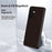 For Samsung Galaxy S24+ Case X-Patterned TPU PU Leather PC Anti-Drop Phone Cover - Grey - 3