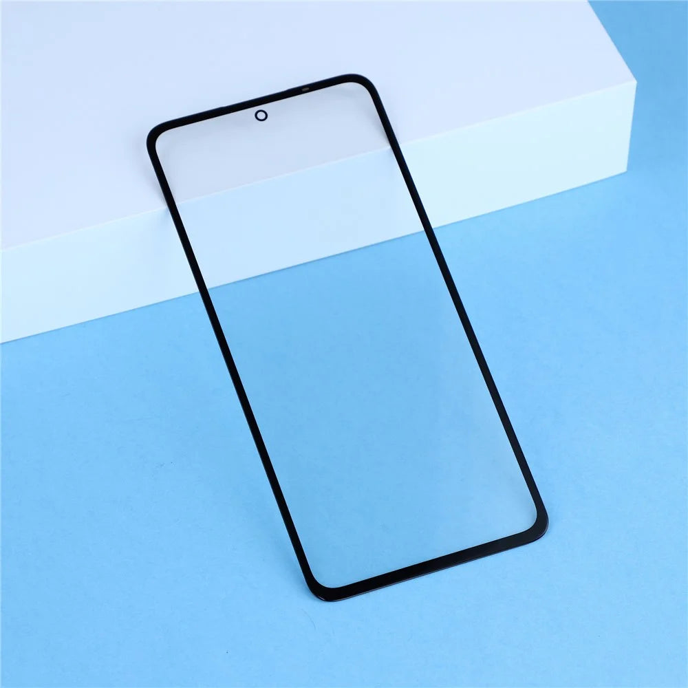 For Xiaomi Redmi Note 14 4G (163.25mm) Front Screen Glass Lens + OCA Adhesive Part (without Logo) - 3