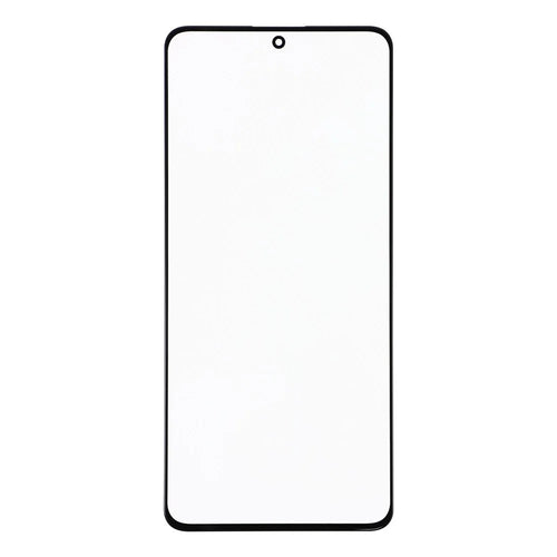 For Xiaomi Poco X6 5G Front Screen Glass Lens + OCA Adhesive Part (without Logo) - 1