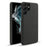 For Samsung Galaxy S23 Ultra Solid Color Hard PC Back Case Cloth Texture Anti-drop Phone Cover - Black - 1