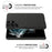 For Samsung Galaxy S23 Ultra Solid Color Hard PC Back Case Cloth Texture Anti-drop Phone Cover - Black - 5