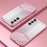 For Samsung Galaxy A27 5G Case Electroplating Gradient Glitter TPU Phone Cover - Pink - 2