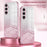 For Samsung Galaxy A27 5G Case Electroplating Gradient Glitter TPU Phone Cover - Pink - 3